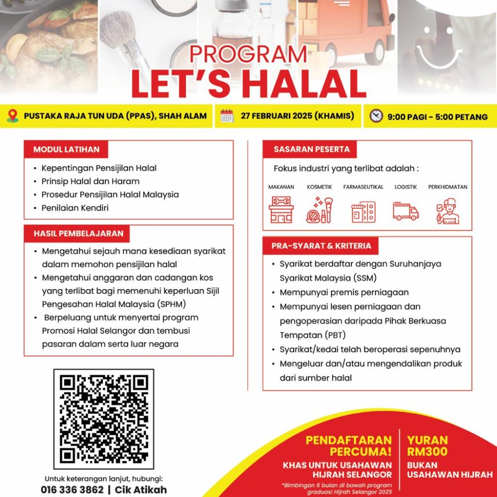PROGRAM LET'S HALAL HIJRAH SELANGOR FASA 1